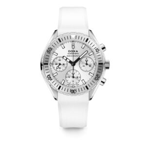 Doxa SUB 200 C-GRAPH II Whitepearl – Rubber / Stainless steel