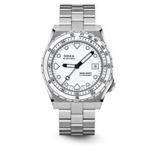 Doxa SUB 600T Whitepearl – Stainless steel / Ceramic