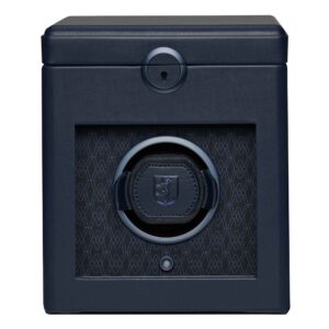 Earth Single Watch Winder - Midnight Blue