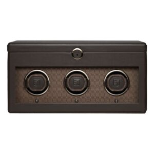 Earth Triple Watch Winder - Coffee