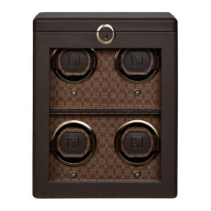 Earth 4 Piece Watch Winder - Coffee