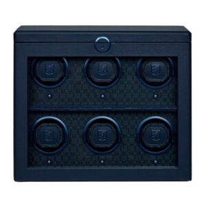 Earth 6 Piece Watch Winder - Midnight Blue