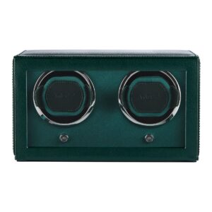 Cub Double Watch Winder with Cover - Green