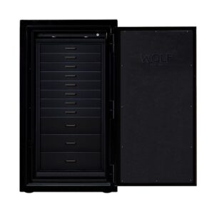 Atlas Watch & Jewelry Safe - Onyx/Gunmetal