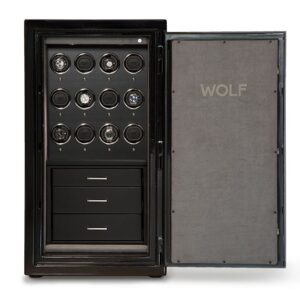 Atlas 12 Piece Winder Safe - Onyx/Chrome