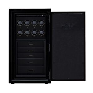 Atlas 8 Piece Winder Safe - Onyx/Gunmetal