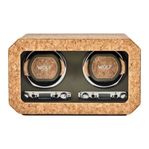 Cortica Double Watch Winder - Cork