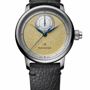 Le Chronographe Monopoussoir Louis Erard x Massena LAB Gold