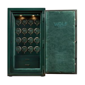 Atlas 16 Piece Winder Safe - Green/Gold